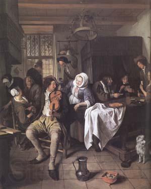 Jan Steen Interior of a Tavern (mk25